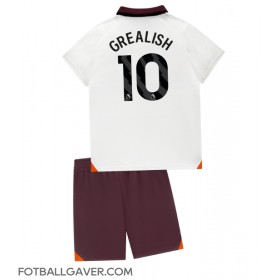 Manchester City Jack Grealish #10 Fotballklær Bortedraktsett Barn 2023-24 Kortermet (+ korte bukser)